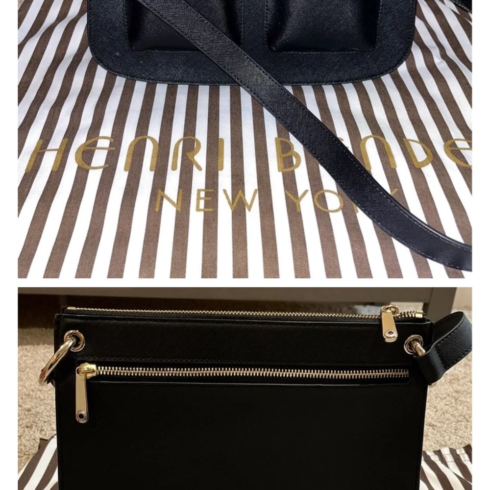 Henri Bendel Elegant Black Crossbody Bag